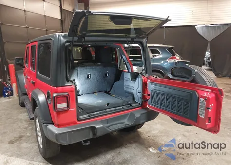 2020 Jeep Wrangler Unlimited Sport S 4X4 z USA, uszkodzony, nr VIN 1C4HJXDNXLW139651